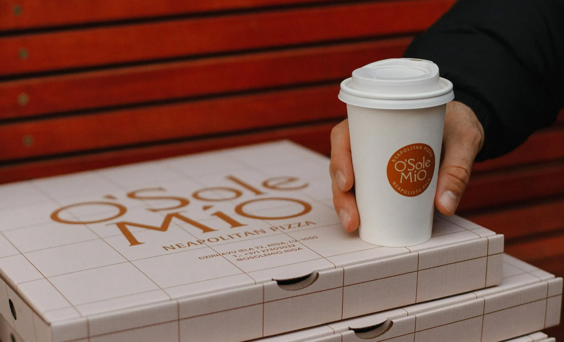 Consistent branding across every touchpoint - delivery, takeaway and in-house
